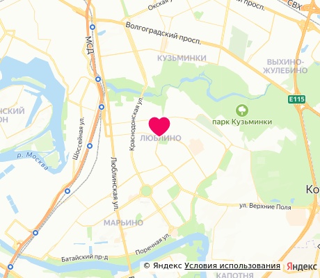 На карте