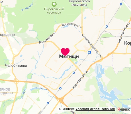 На карте