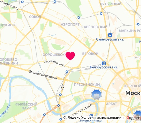 На карте