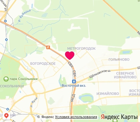 На карте