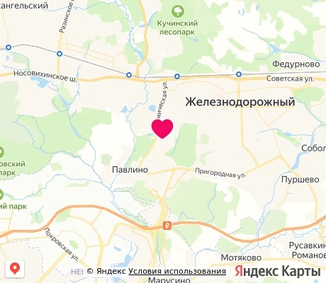 На карте
