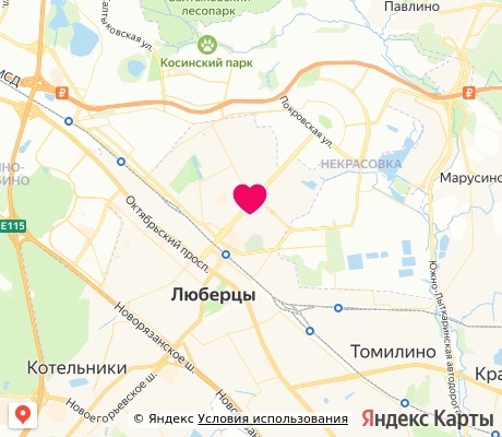 На карте