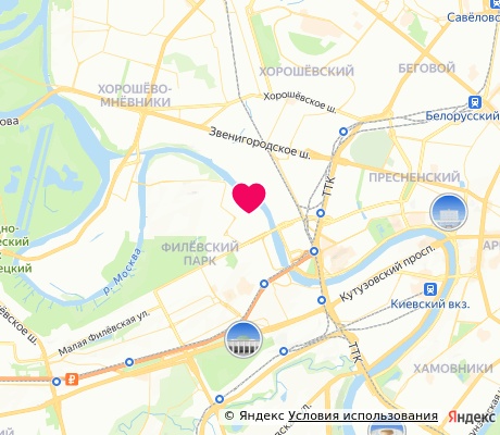 На карте