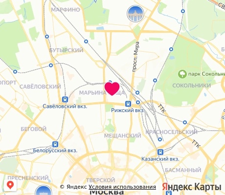 На карте