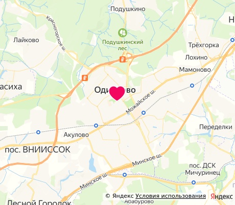 На карте