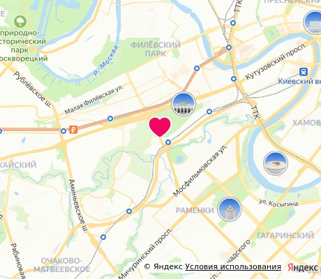 На карте