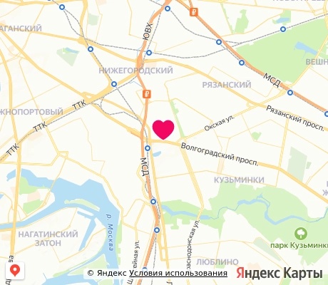 На карте
