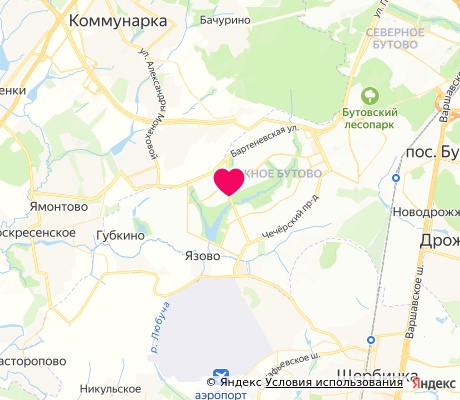 На карте