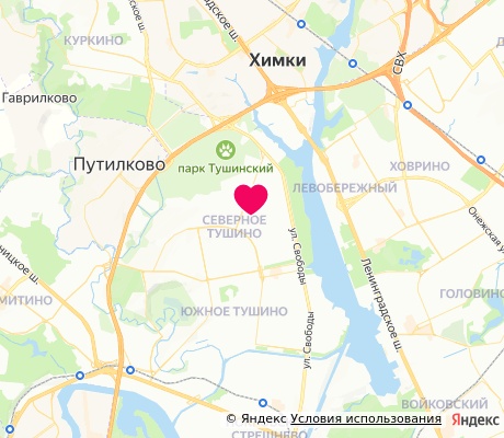 На карте