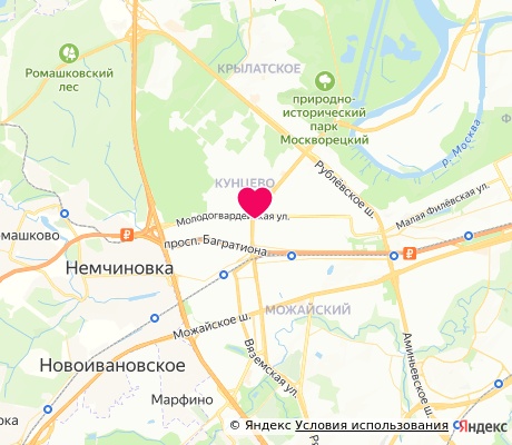 На карте