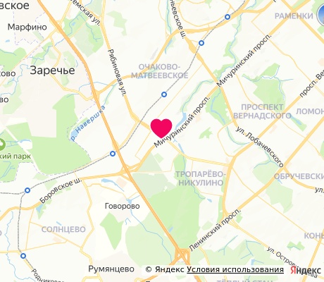На карте
