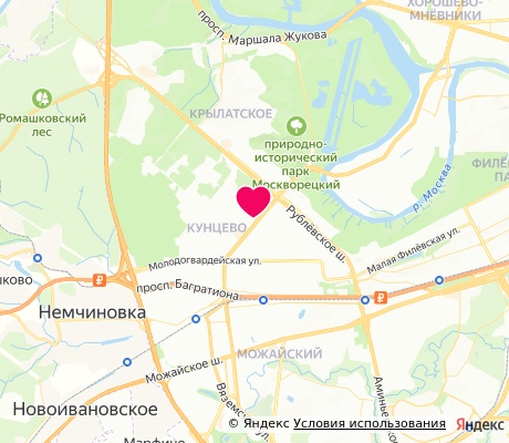 На карте