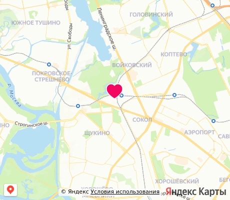 На карте