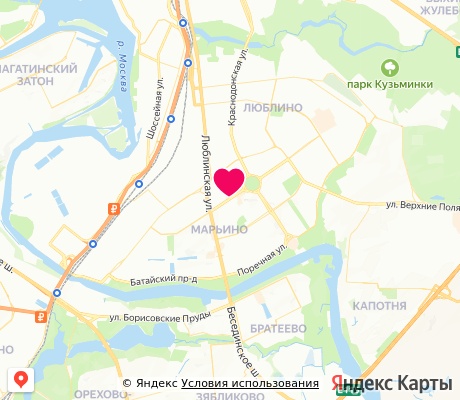 На карте