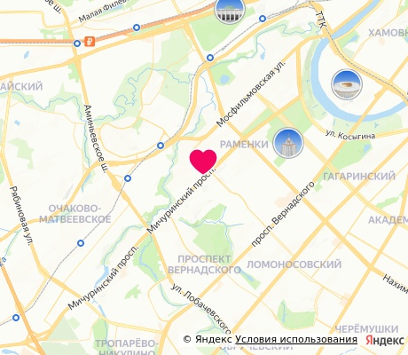 На карте