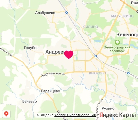 На карте