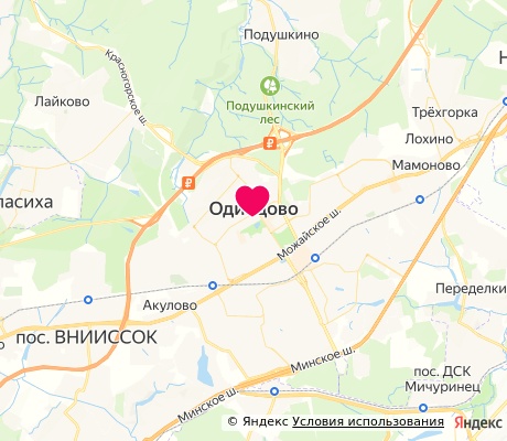 На карте