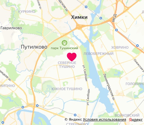 На карте