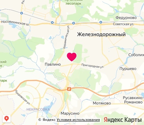 На карте