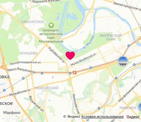 На карте