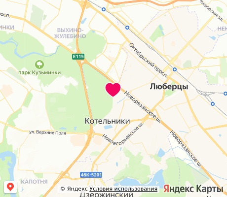 На карте