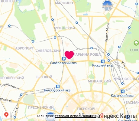 На карте