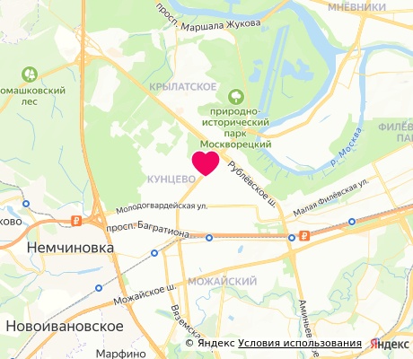 На карте