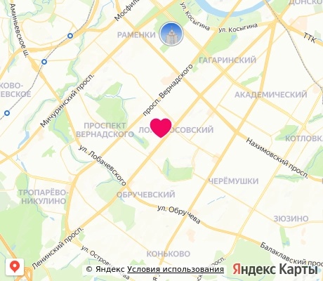 На карте