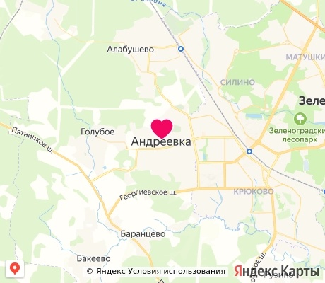 На карте