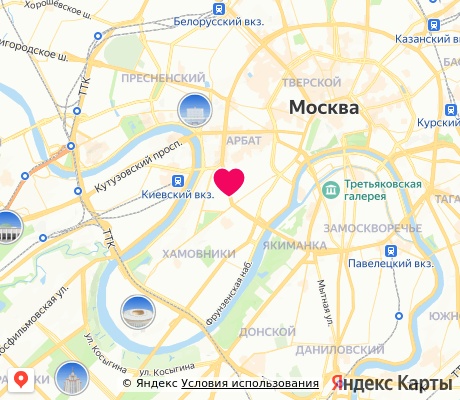 На карте