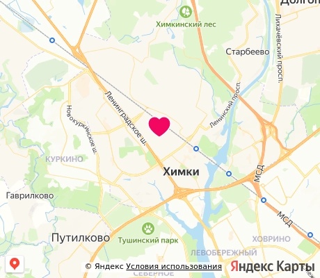 На карте