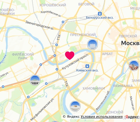 На карте