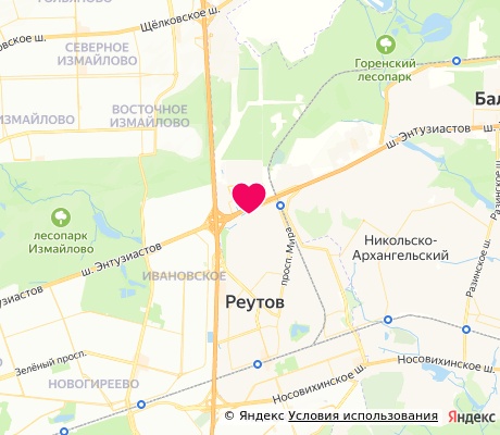 На карте