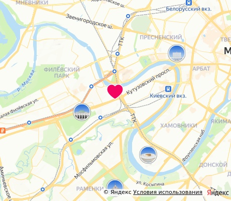 На карте