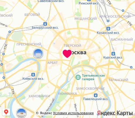На карте