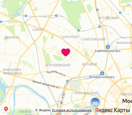 На карте