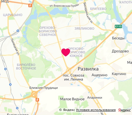 На карте