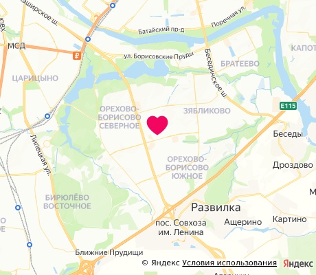 На карте