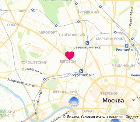 На карте