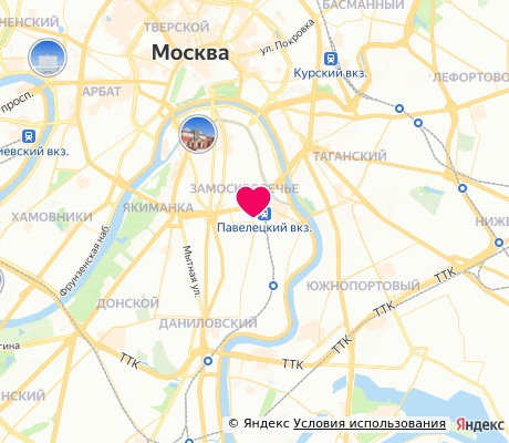 На карте