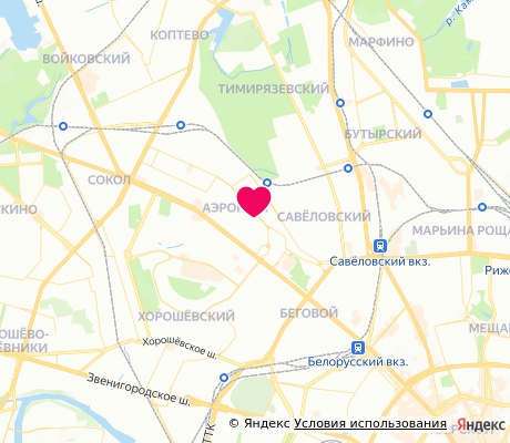 На карте