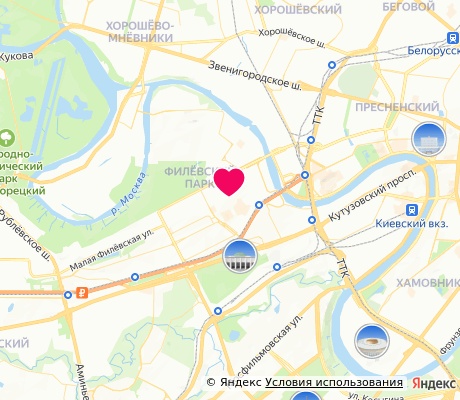 На карте
