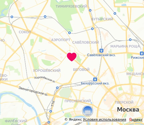 На карте