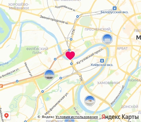 На карте