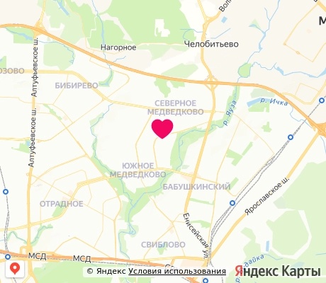 На карте