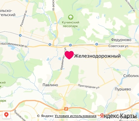 На карте