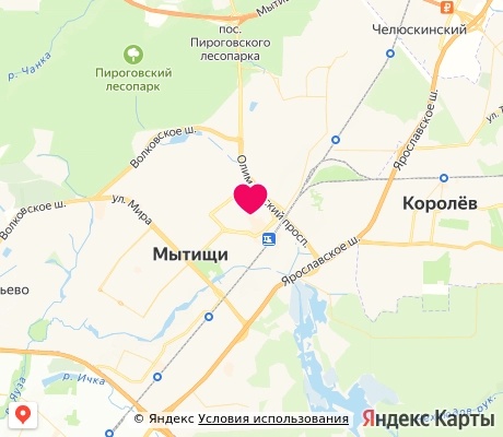 На карте
