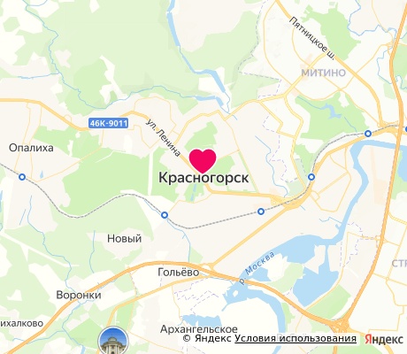 На карте