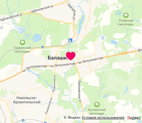 На карте