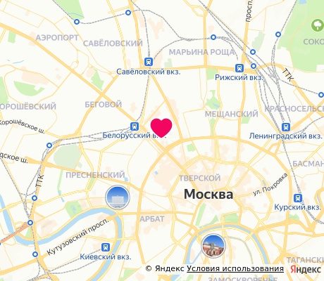 На карте